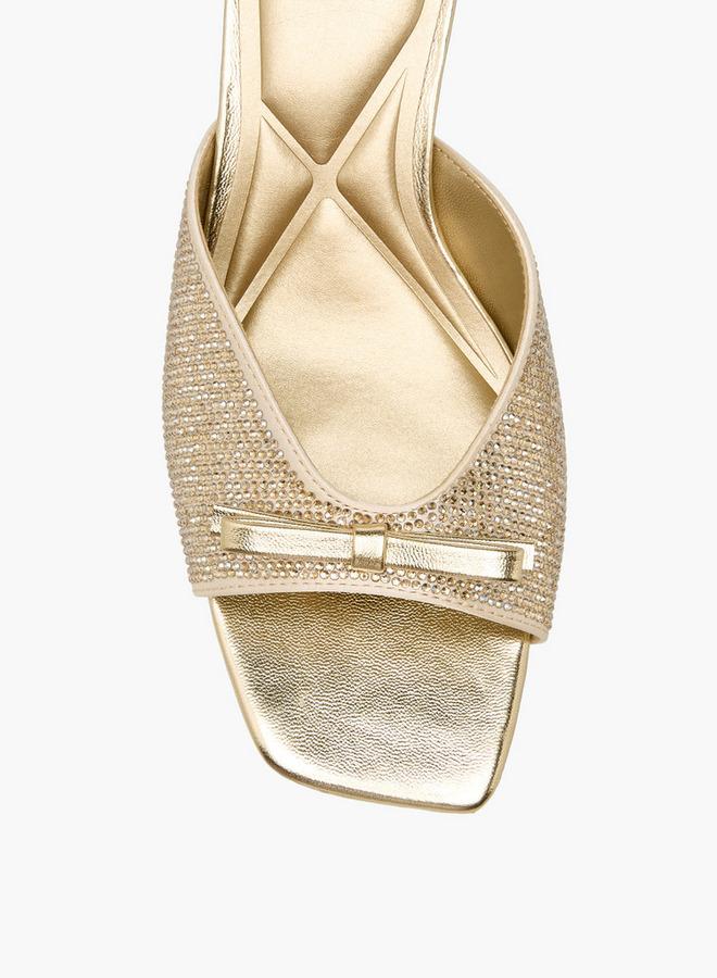 سيليست صنادل بكعب قطة مزينة للنساء مجموعة رمضان - Image 4